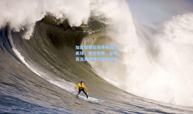 加比亚赛后坦承失误致丢球，责任在我，必须首当其冲进行深刻反省