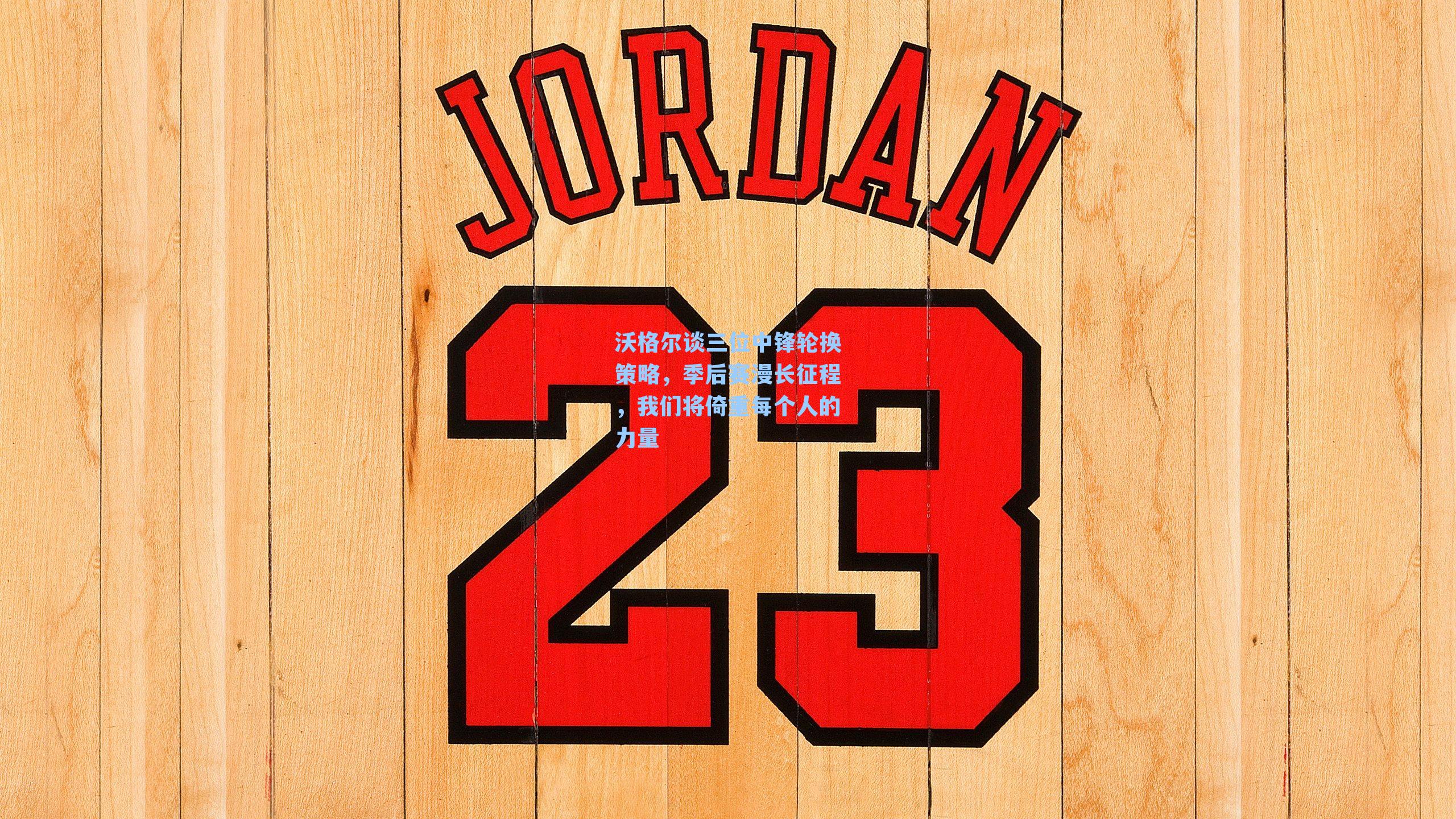 沃格尔谈三位中锋轮换策略，季后赛漫长征程，我们将倚重每个人的力量